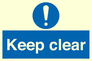 keep clear